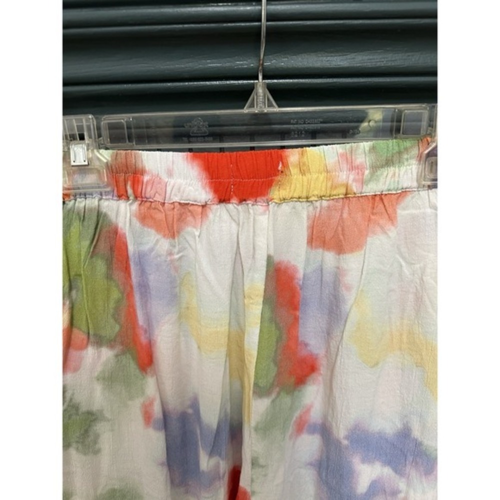 ICHI Cilovi Cloud Colorful Patterned Semi Wide Trouser Size 38 - Picture 8 of 10